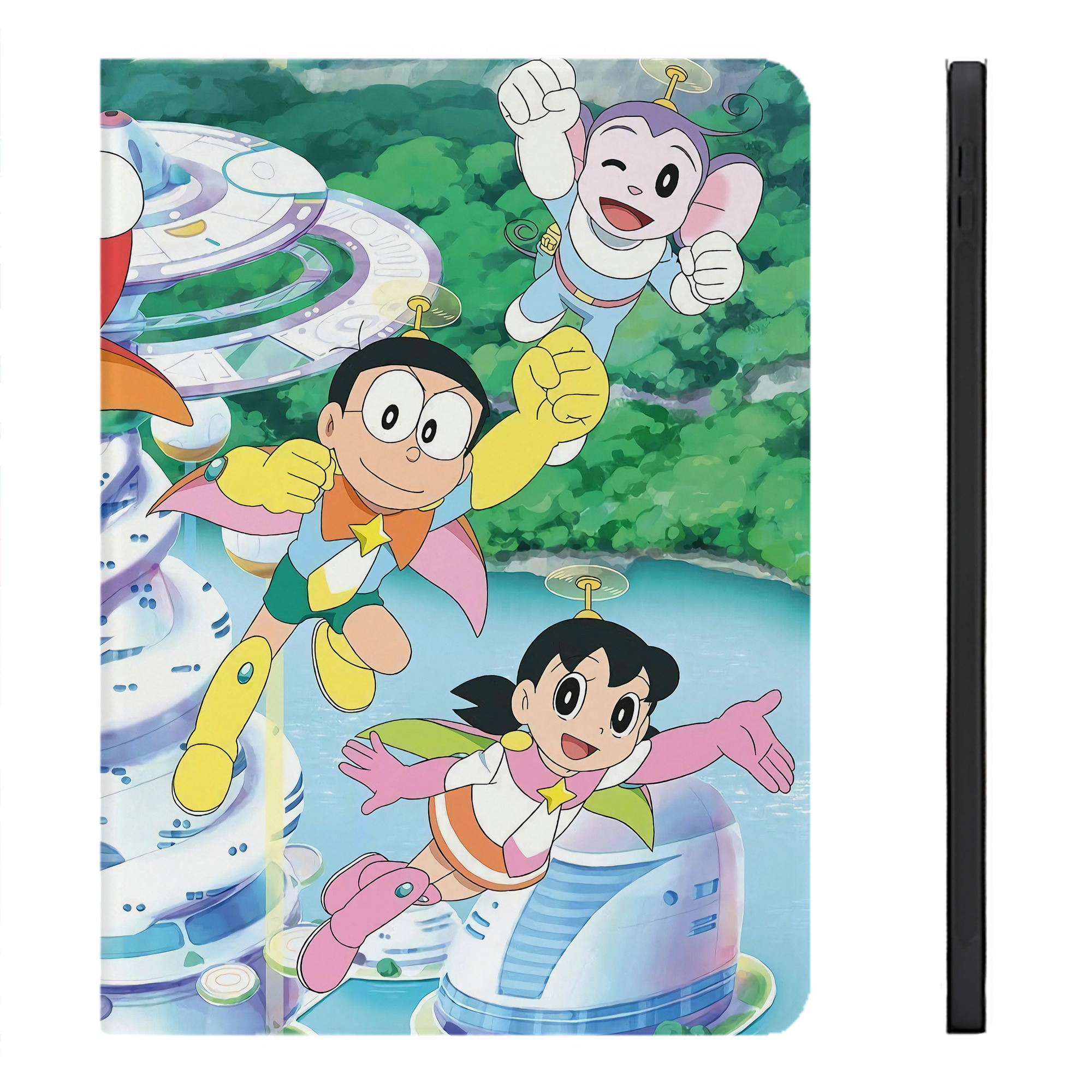（画像用） ドラえもん Doraemon IPadケース ペンホルダー付き ブックスタイルデザイン
